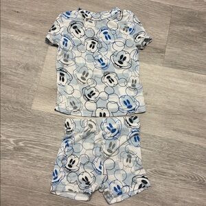 Disney Baby Blue and Gray Outfit